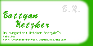 bottyan metzker business card